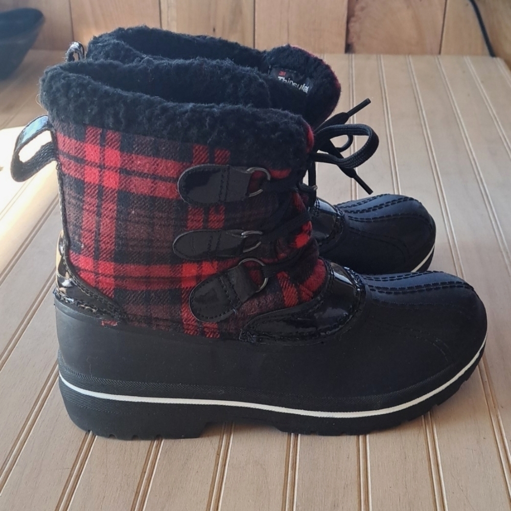 Ozark Trail Sintetico Thinsulate Buffalo Print Winter Insulated Rubber Snow Boot
